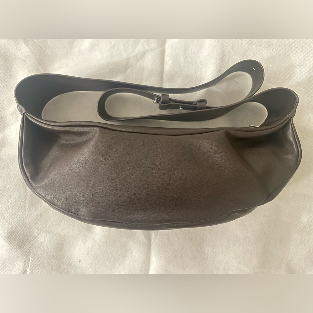 COS Swing Crossbody Leather - Dark Brown